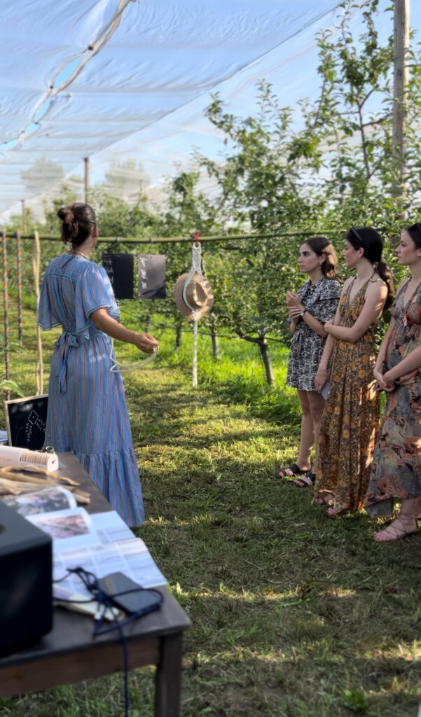 macrame il cascinetto workshop porta cappello aperitivo e laboratorio nel frutteto