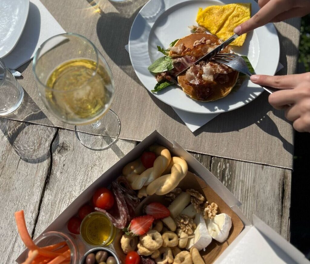 brunch nel frutteto