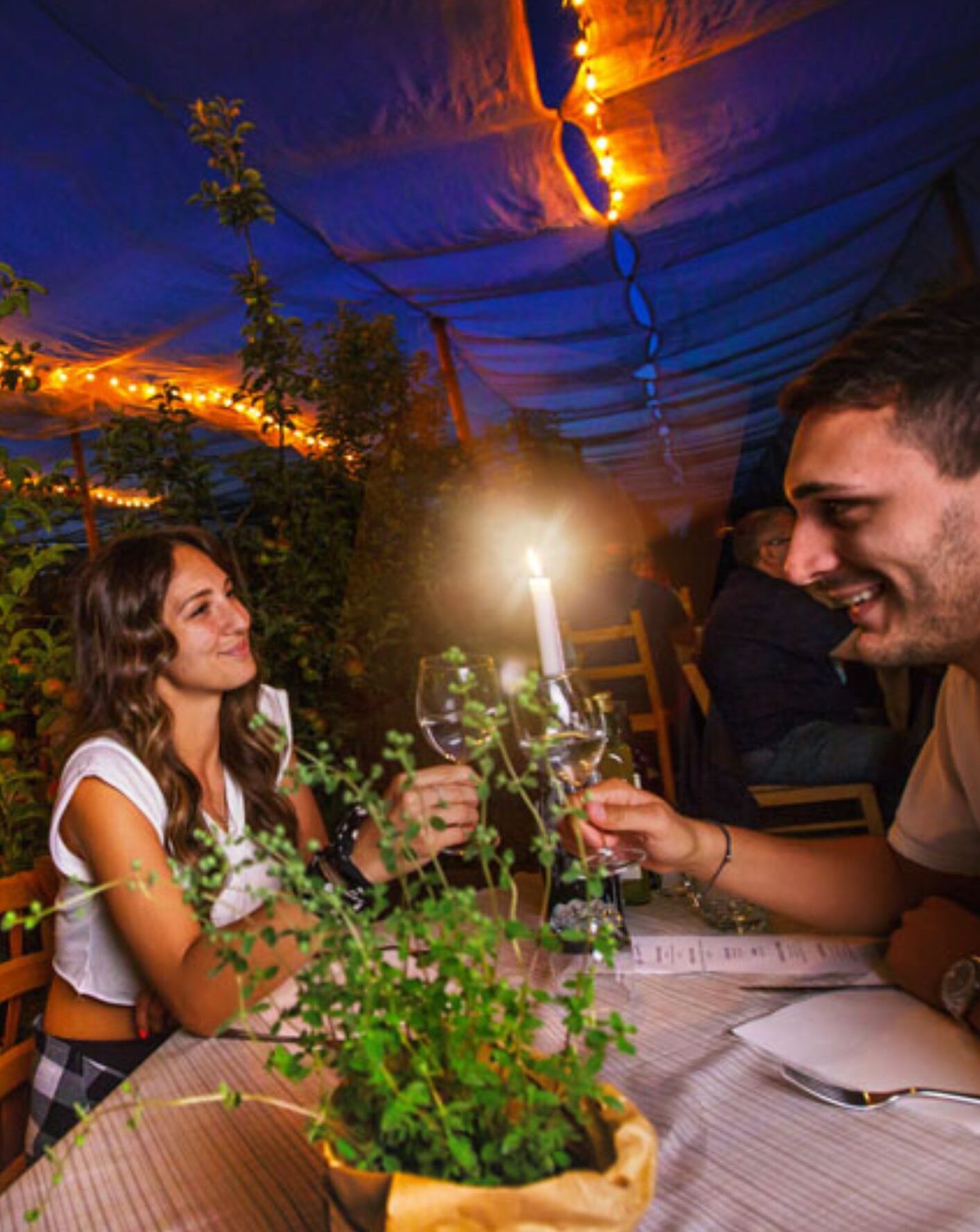cena di coppia il cascinetto agriturismo cena nel frutteto