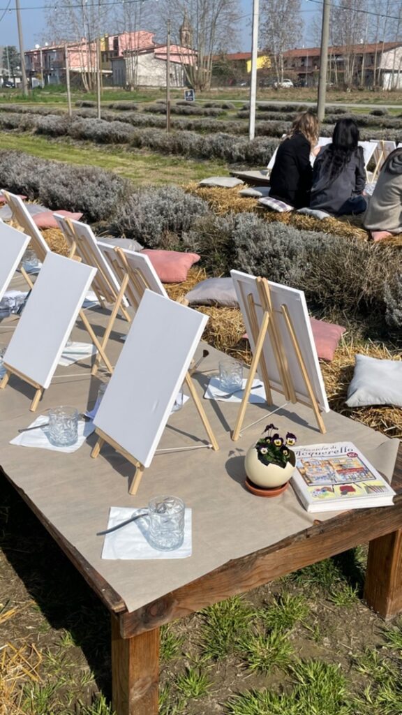 brunch con pittura sip and paint il cascinetto agriturismo